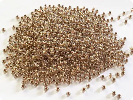 KORALIKI TOHO 11/0 GOLD LINED crystal (989) 10g