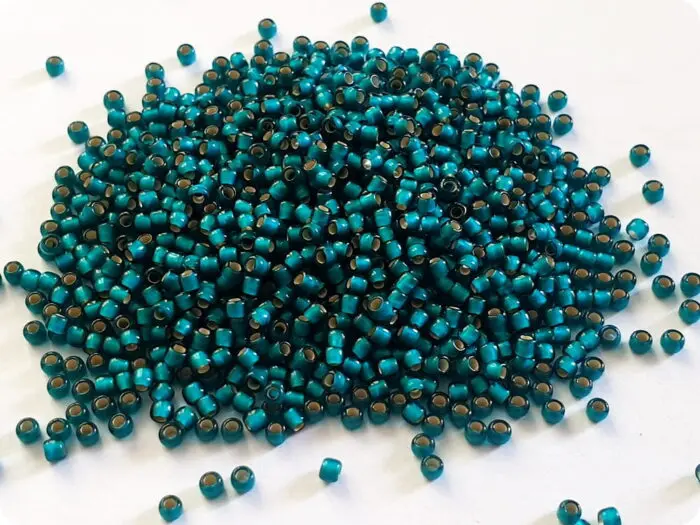 KORALIKI TOHO 11/0 SILVER LINED frosted teal (27BDF) 10g