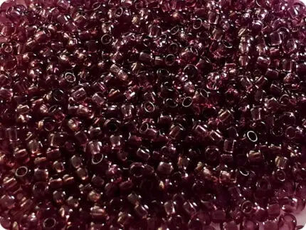 KORALIKI TOHO 11/0 TRANSPARENT med amethyst (6B)10g