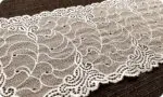 KORONKA ELASTYCZNA ECRU - szer. 16,5 cm