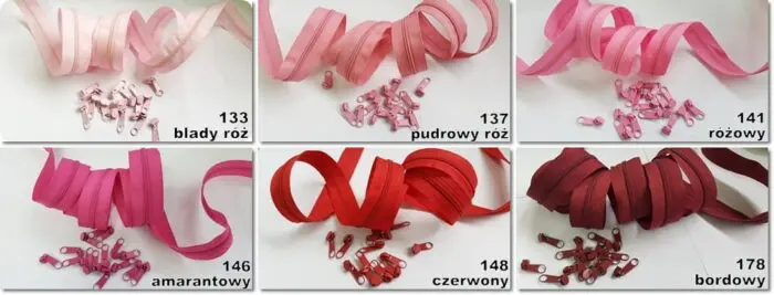 ZAMEK taśma suwakowa 3mm na metry