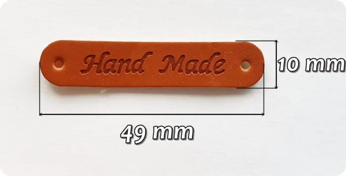 METKA NASZYWKA - HANDMADE z ekoskóry (02/A)