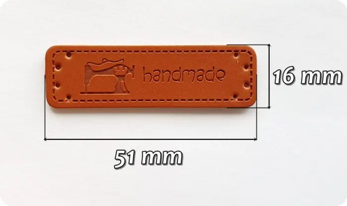 METKA NASZYWKA - HANDMADE z ekoskóry (01/A)