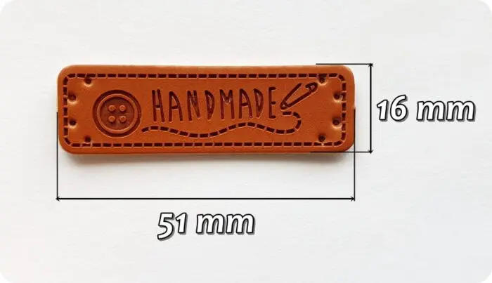 METKA NASZYWKA - HANDMADE z ekoskóry (01/B)