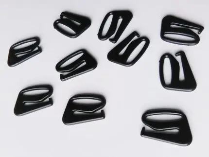 Zaczep do ramiączek 14 mm CZARNY