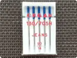 Igły półpłaskie do maszyny JEANS (Organ) 5sztuk