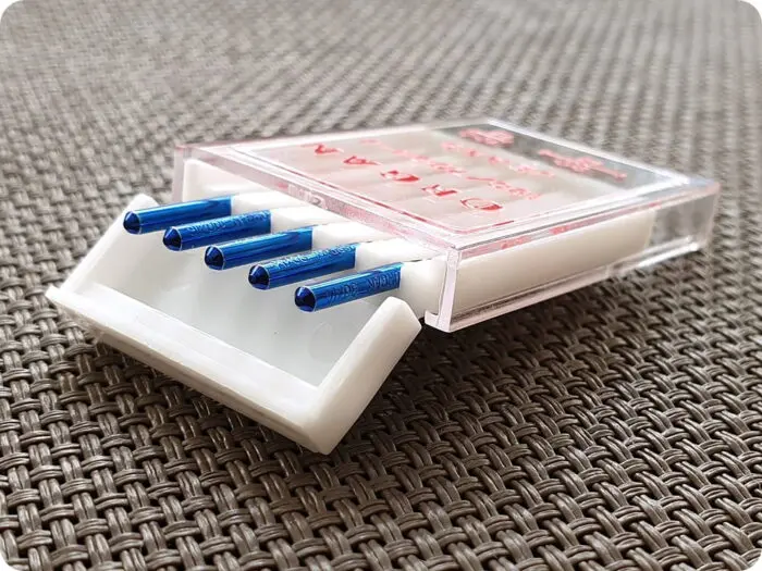 Igły półpłaskie do maszyny JEANS (Organ) 5sztuk