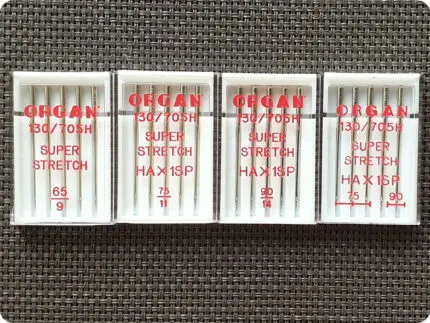 Igły półpłaskie do maszyny STRETCH (Organ) 5sztuk