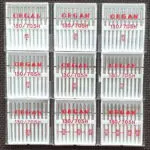 Igły półpłaskie do maszyny STANDARD (Organ) 10sztuk
