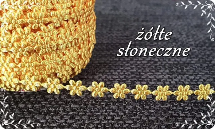 TAŚMA, KWIATKI ATŁASOWE 0,5 cm