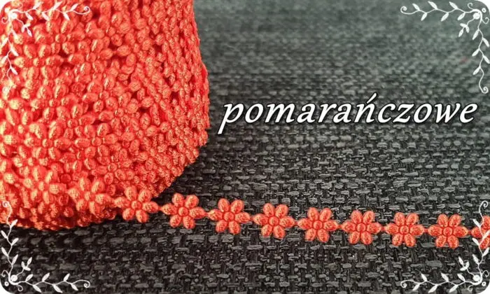 TAŚMA, KWIATKI ATŁASOWE 0,5 cm