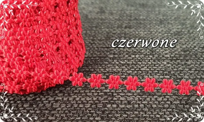 TAŚMA, KWIATKI ATŁASOWE 0,5 cm