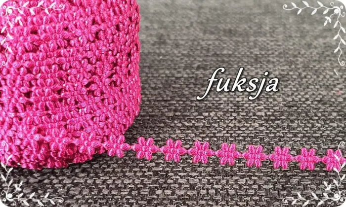 TAŚMA, KWIATKI ATŁASOWE 0,5 cm