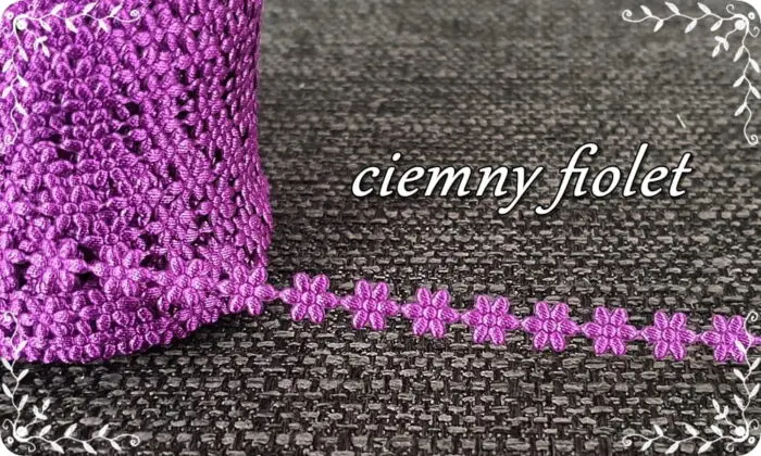 TAŚMA, KWIATKI ATŁASOWE 0,5 cm