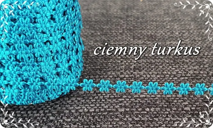 TAŚMA, KWIATKI ATŁASOWE 0,5 cm