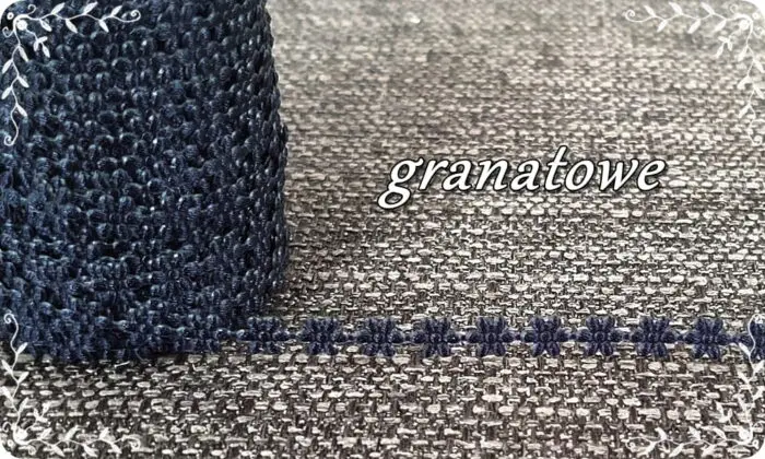 TAŚMA, KWIATKI ATŁASOWE 0,5 cm