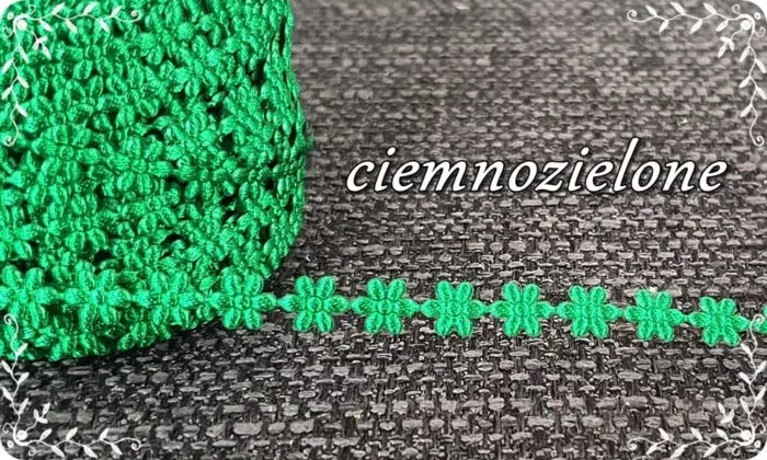 TAŚMA, KWIATKI ATŁASOWE 0,5 cm