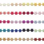 TAŚMA, KWIATKI ATŁASOWE 0,5 cm