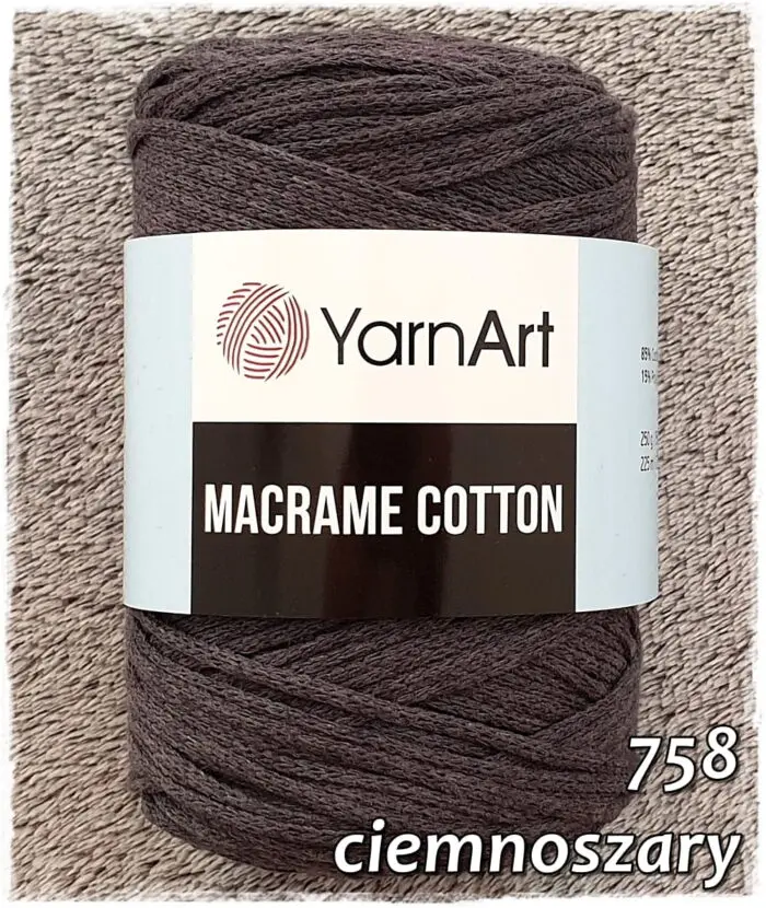 SZNUREK DO MAKRAMY YarnArt Macrame Cotton - 250g/225m