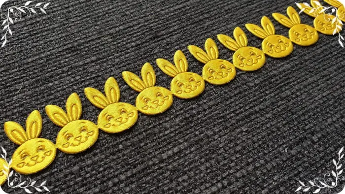 APLIKACJE NA TAŚMIE  ZAJĄCZKI (wz 185)