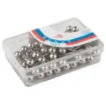 SZPILKI ZE SREBRNĄ KULECZKĄ - 75 sztuk