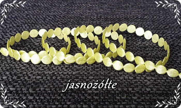 APLIKACJE ATŁASOWE KROPKI MAŁE 6 mm