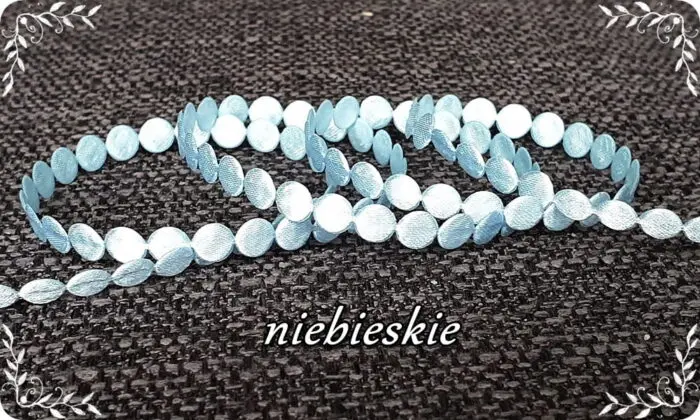 APLIKACJE ATŁASOWE KROPKI MAŁE 6 mm