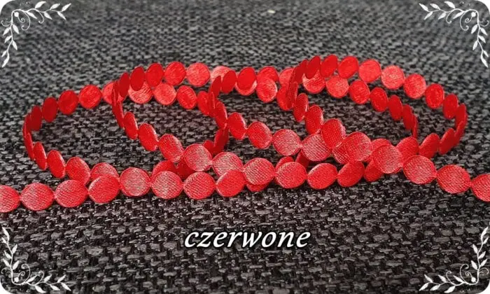 APLIKACJE ATŁASOWE KROPKI MAŁE 6 mm