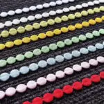 APLIKACJE ATŁASOWE KROPKI MAŁE 6 mm