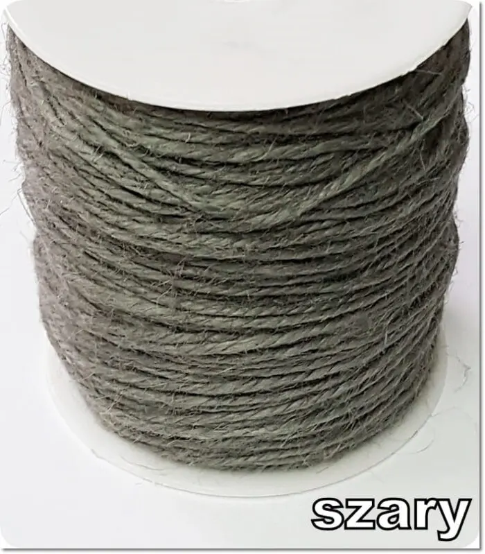 Sznurek KONOPNY JUTOWY 2mm/ 100m
