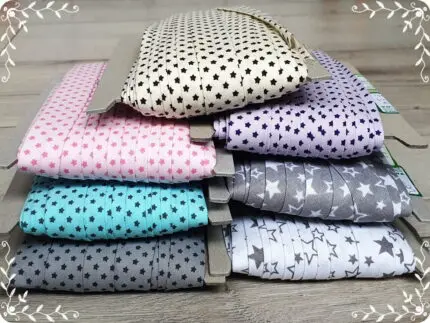 Lamówka BAWEŁNIANA w GWIAZDKI 18mm