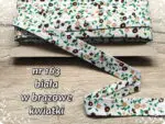Lamówka BAWEŁNIANA w KWIATKI 18mm