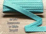 Lamówka BAWEŁNIANA w KROPKI 18mm