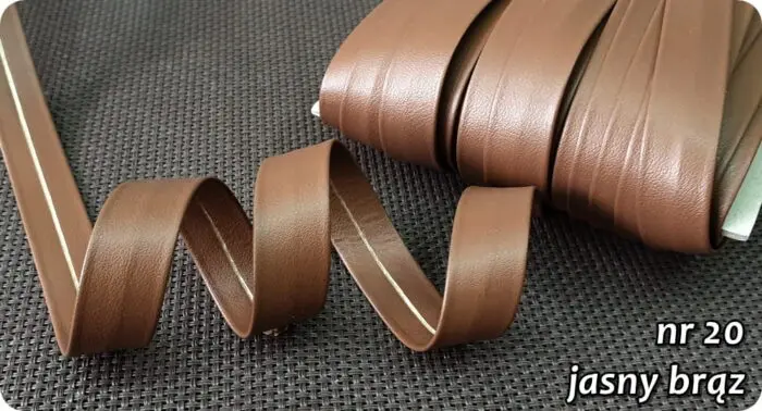 Lamówka SKÓROPODOBNA 15mm