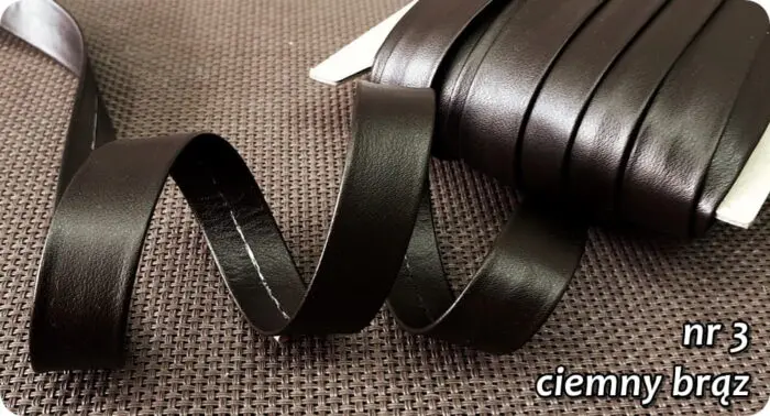 Lamówka SKÓROPODOBNA 15mm