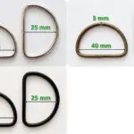 Półkola metalowe 40mm