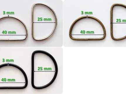 Półkola metalowe 40mm