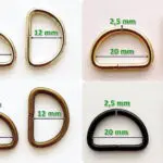 Półkola metalowe 20mm