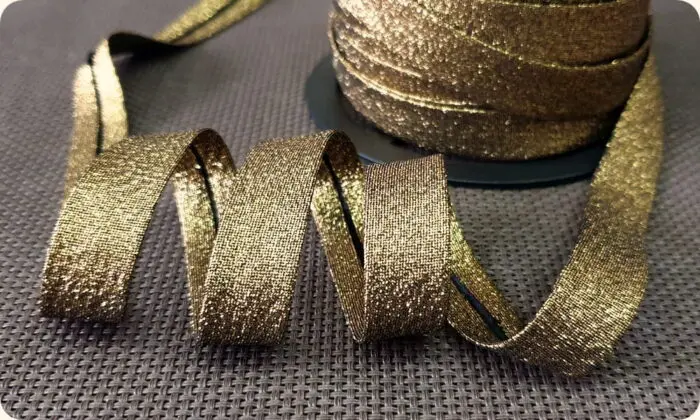 Lamówka BROKATOWA 15mm