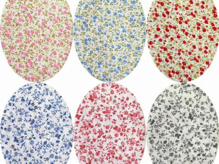 ŁATY TERMOPRZYLEPNE W KWIATKI