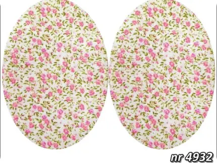 ŁATY TERMOPRZYLEPNE W KWIATKI