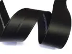 Lamówka SKÓROPODOBNA CZARNA 40mm