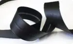 Lamówka SKÓROPODOBNA CZARNA 40mm