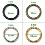Kółka metalowe 20mm