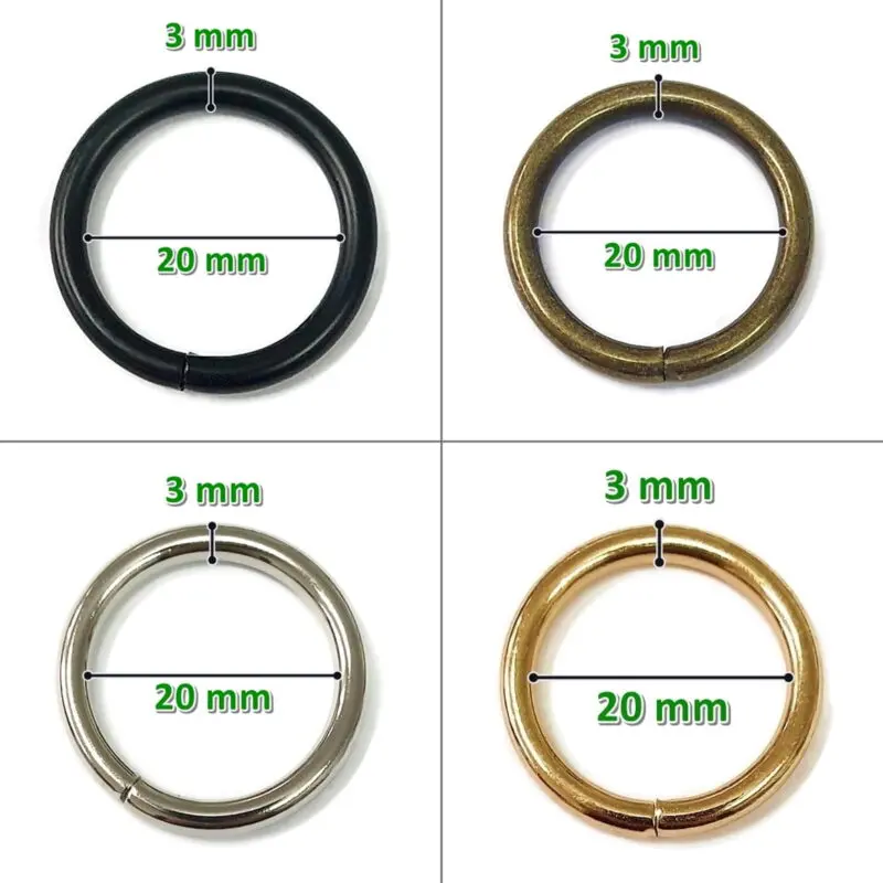 Kółka metalowe 20mm