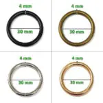 Kółka metalowe 30mm