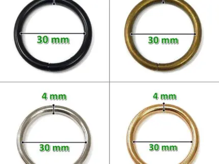 Kółka metalowe 30mm