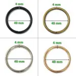 Kółka metalowe 40mm