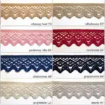 KORONKA POLIESTROWA 55 mm (D149) RÓŻNE KOLORY