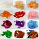 PIÓRKA DEKORACYJNE 150 SZTUK - 10 g